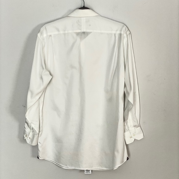 Men's 100% Cotton White Long Sleeve Shirt Hudson Room Size 16/33 NWOT - Picture 3 of 9